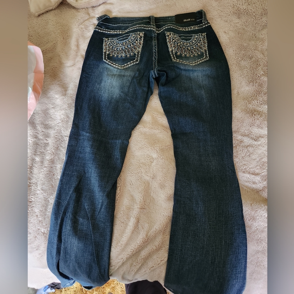 Grace in LA boot cute jean